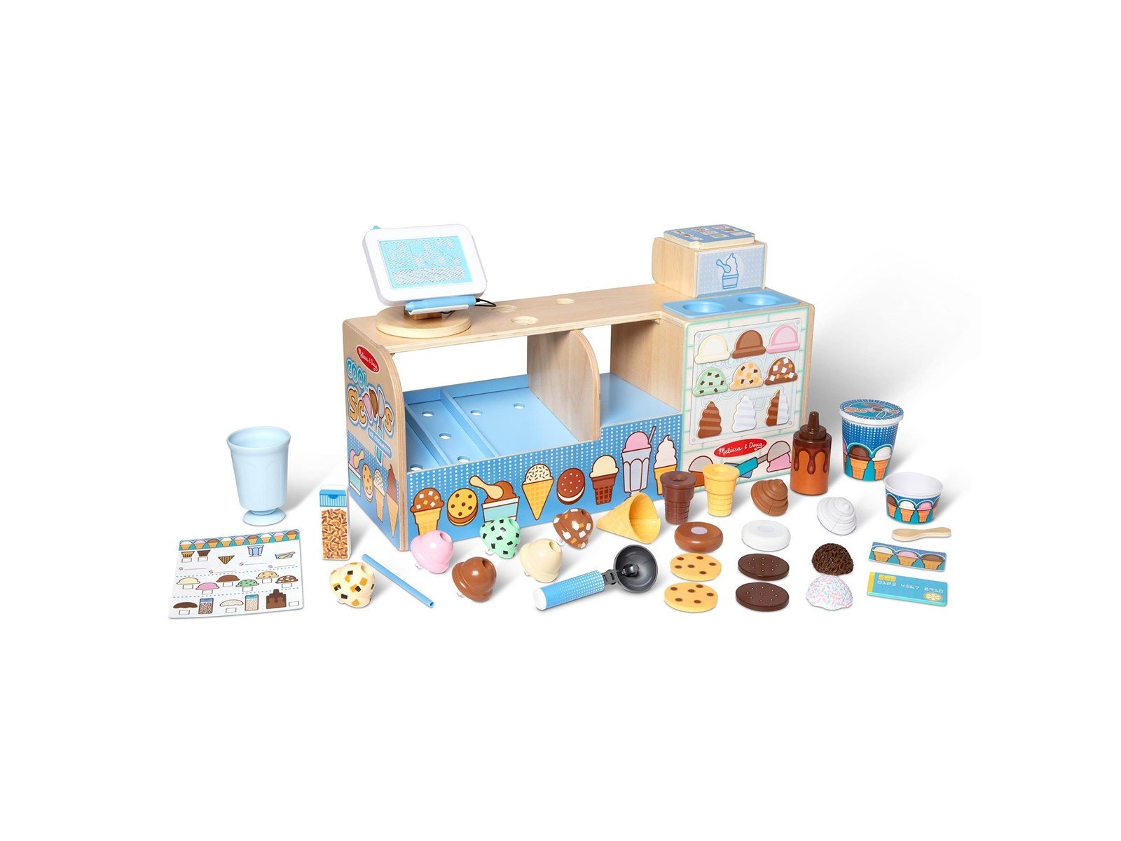 Melissa & Doug Wooden Cool Scoops Ice creamery