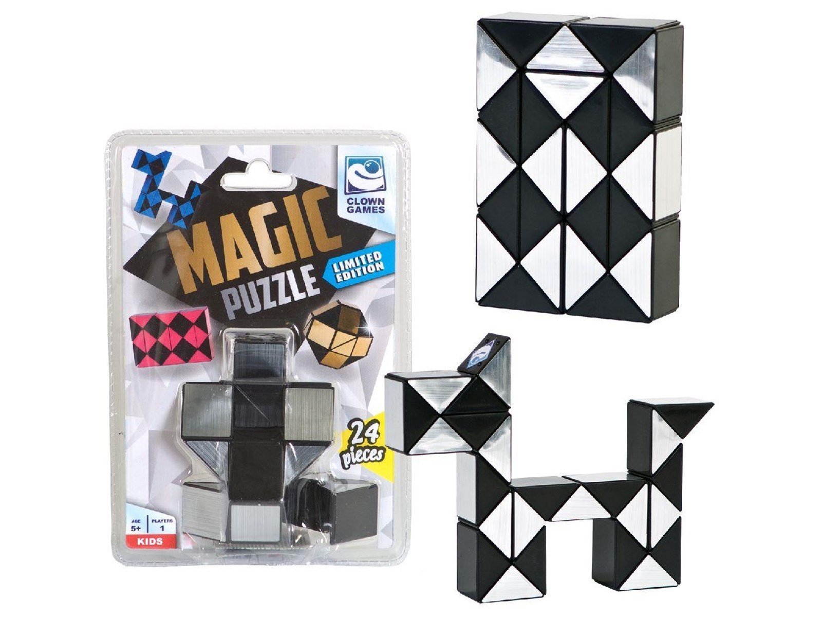 Clown Games - Clown Magic Puzzle Silver 3D Puzzle