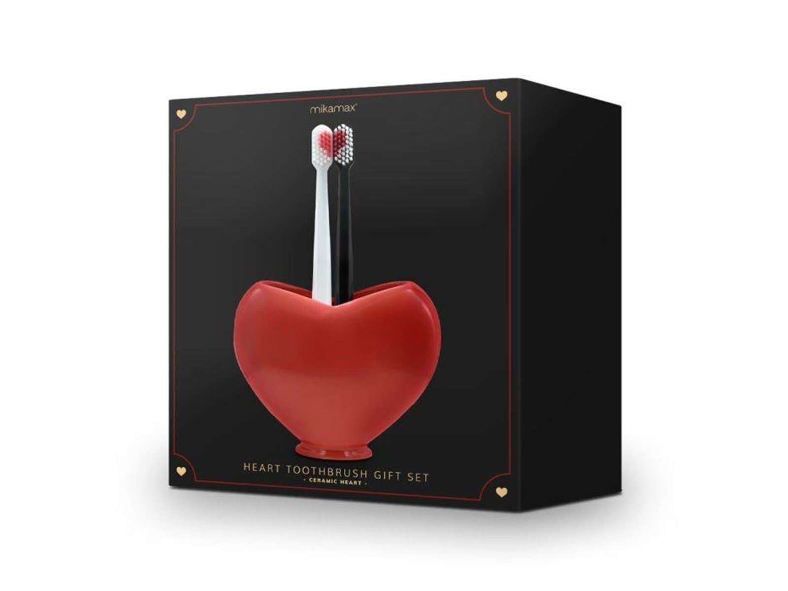 Mikamax Heart Toothbrush Gift Set