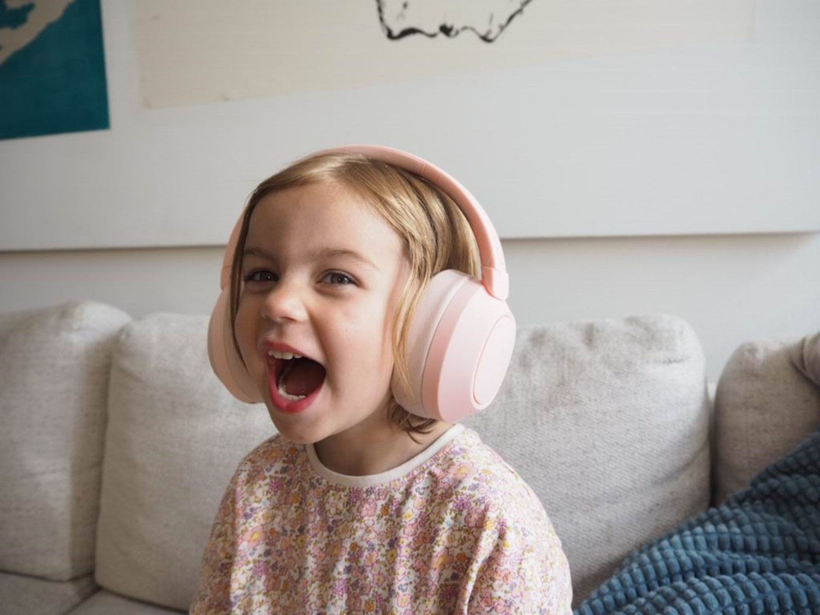 Lalarma ANC Headphones max 85DB  - Rose