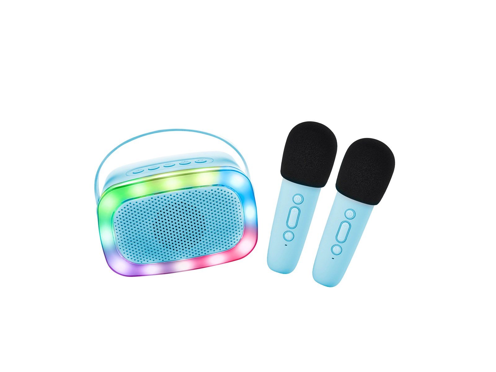 Lalarma Karaoke with lights and two microphone - B