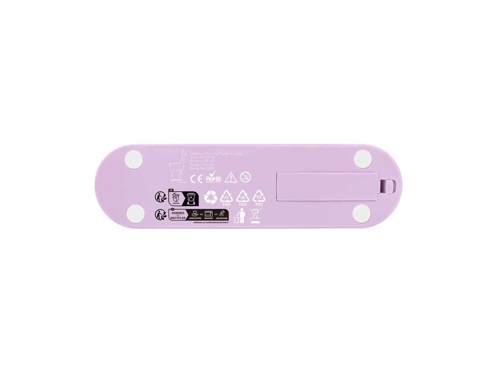 Lalarma Dancing Rainbow Lamp - Purple
