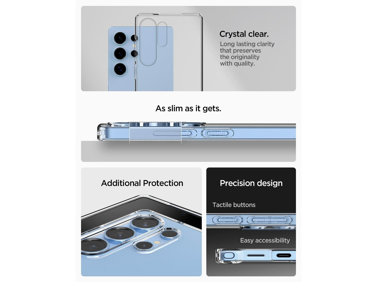 Spigen Liquid Crystal - Crystal Clear - Samsung Galaxy S25 Ultra