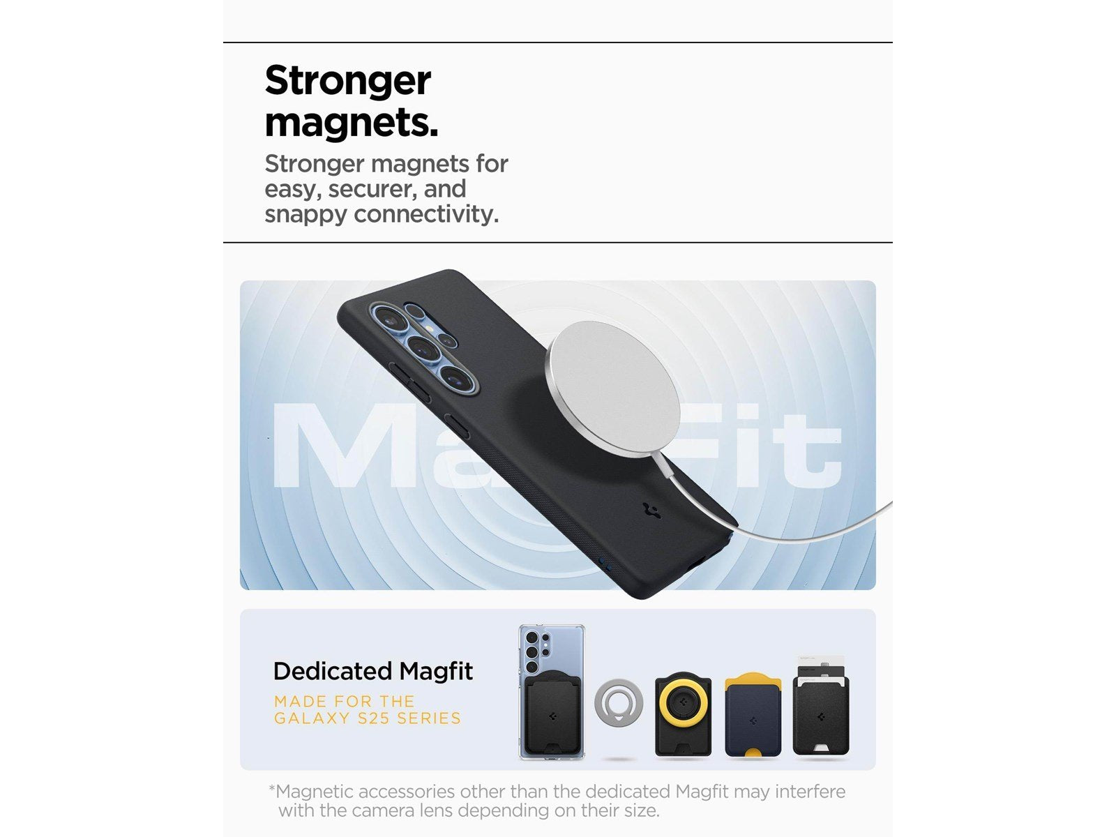 Spigen Nano Pop MagSafe - Black Sesame - Samsung Galaxy S25 Ultra