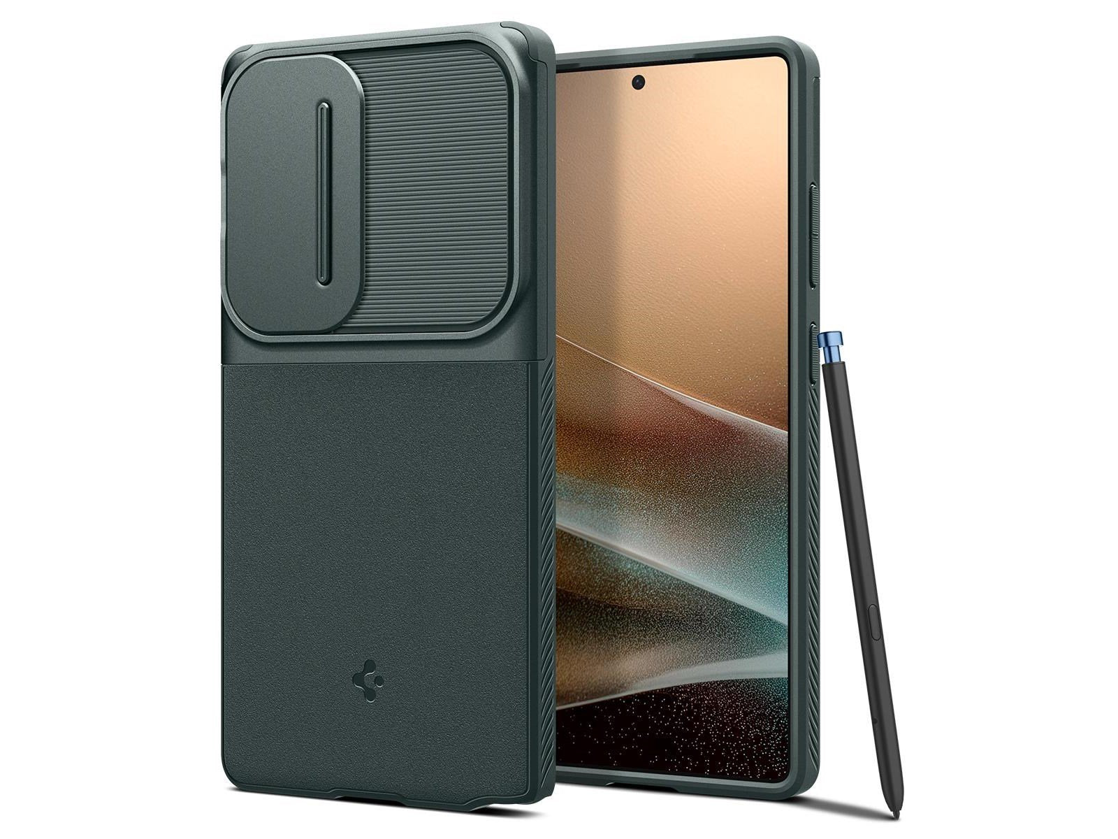 Spigen Optik Armor - Abyss Green - Samsung Galaxy S25 Ultra