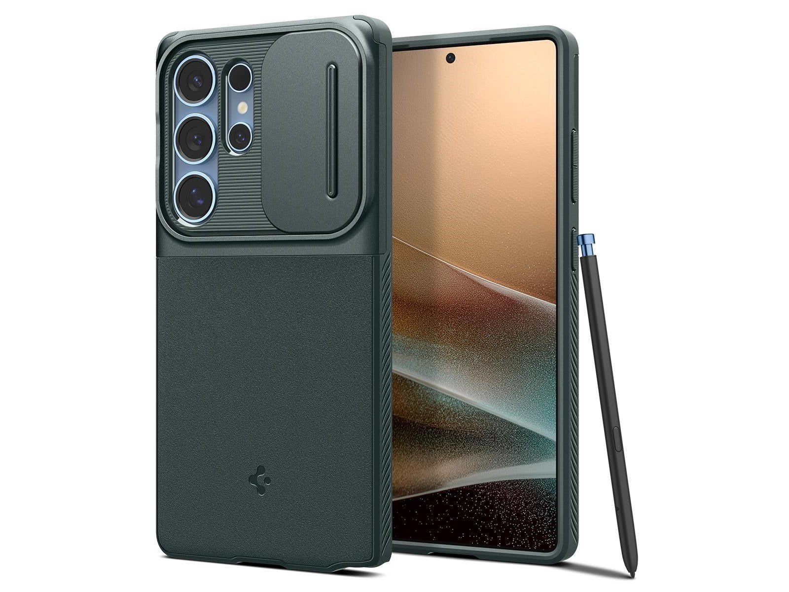 Spigen Optik Armor - Abyss Green - Samsung Galaxy S25 Ultra