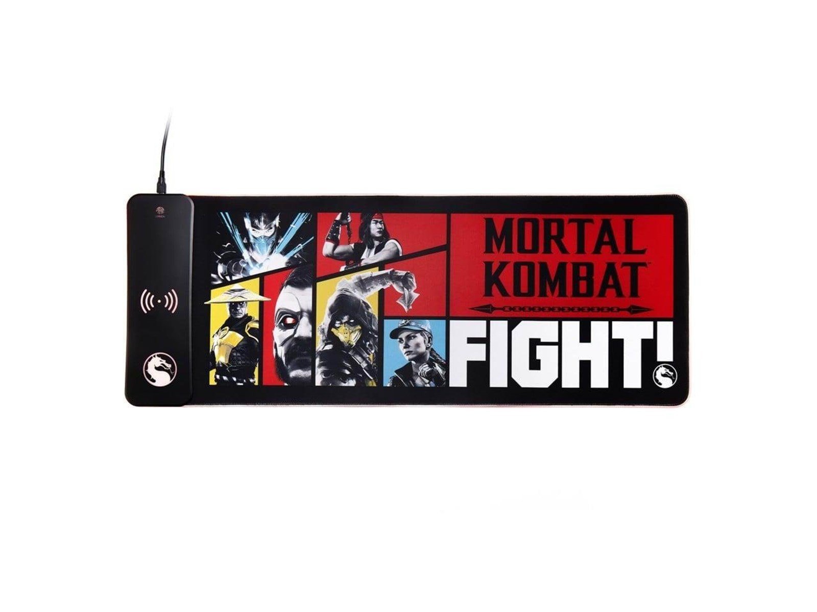 Numskull Mortal Kombat XL RGB Gaming Mat with 15W Wireless Charger