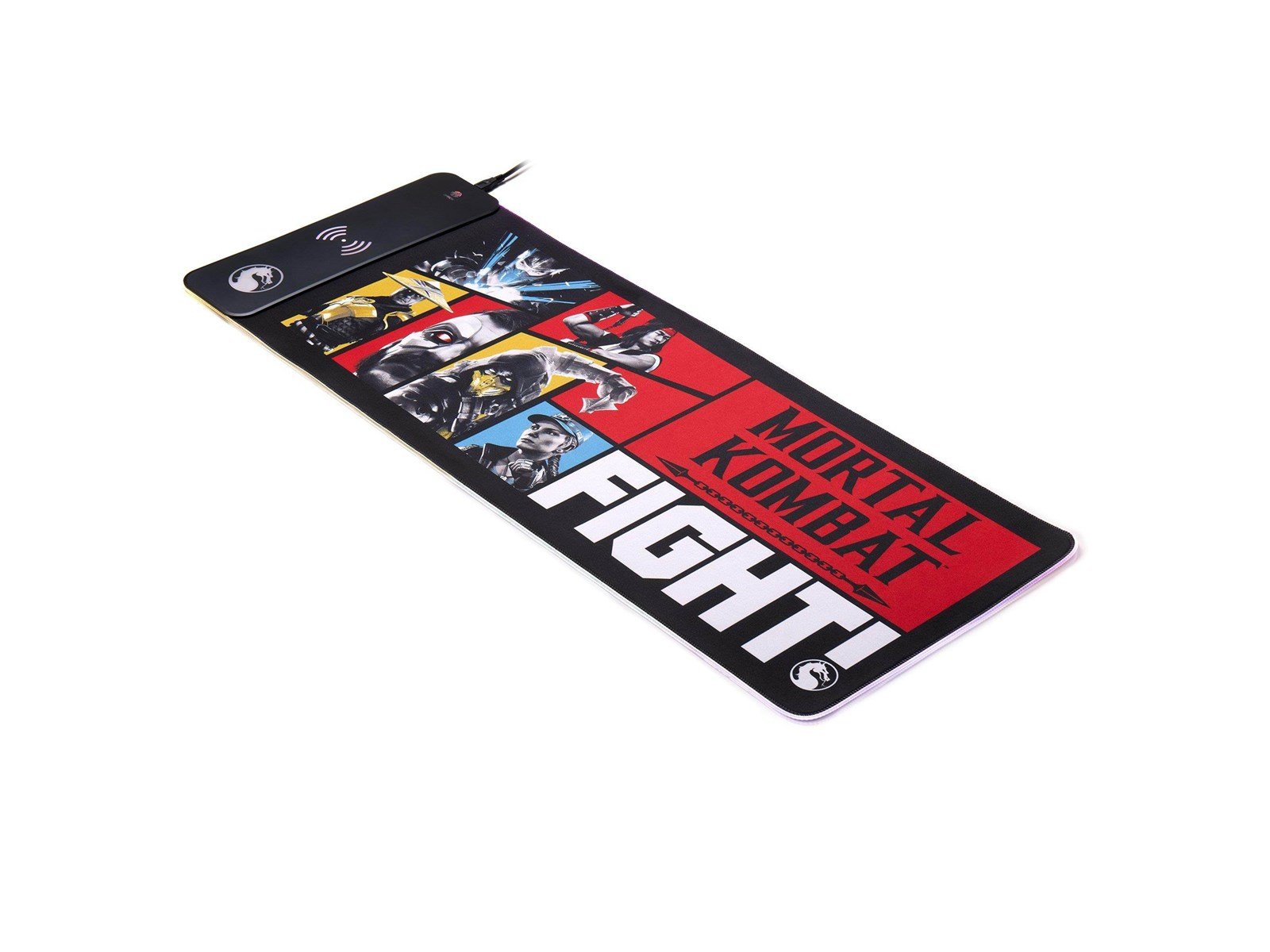 Numskull Mortal Kombat XL RGB Gaming Mat with 15W Wireless Charger