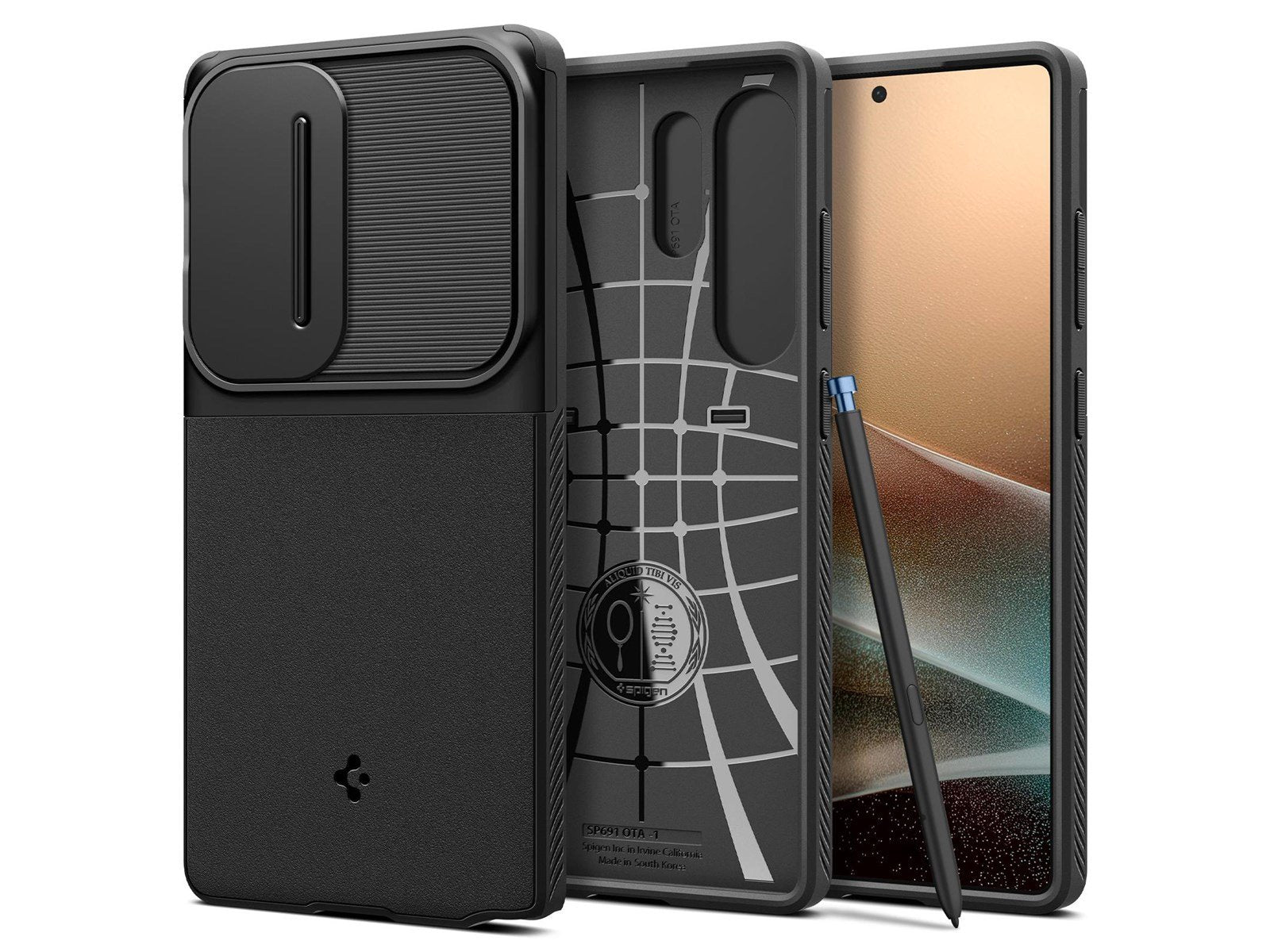 Spigen Optik Armor - Black - Samsung Galaxy S25 Ultra