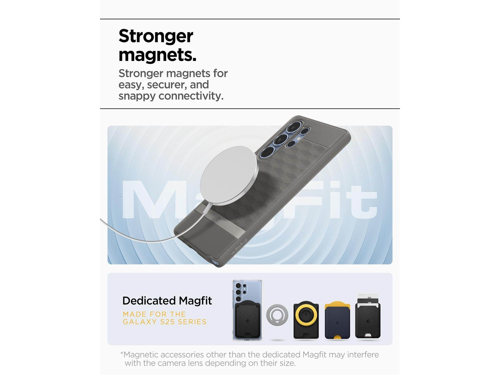 Spigen Parallax MagSafe - Ash Grey - Samsung Galaxy S25 Ultra