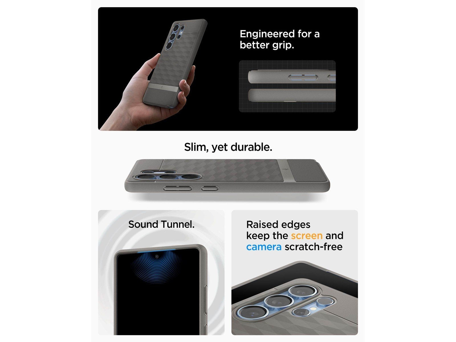 Spigen Parallax MagSafe - Ash Grey - Samsung Galaxy S25 Ultra