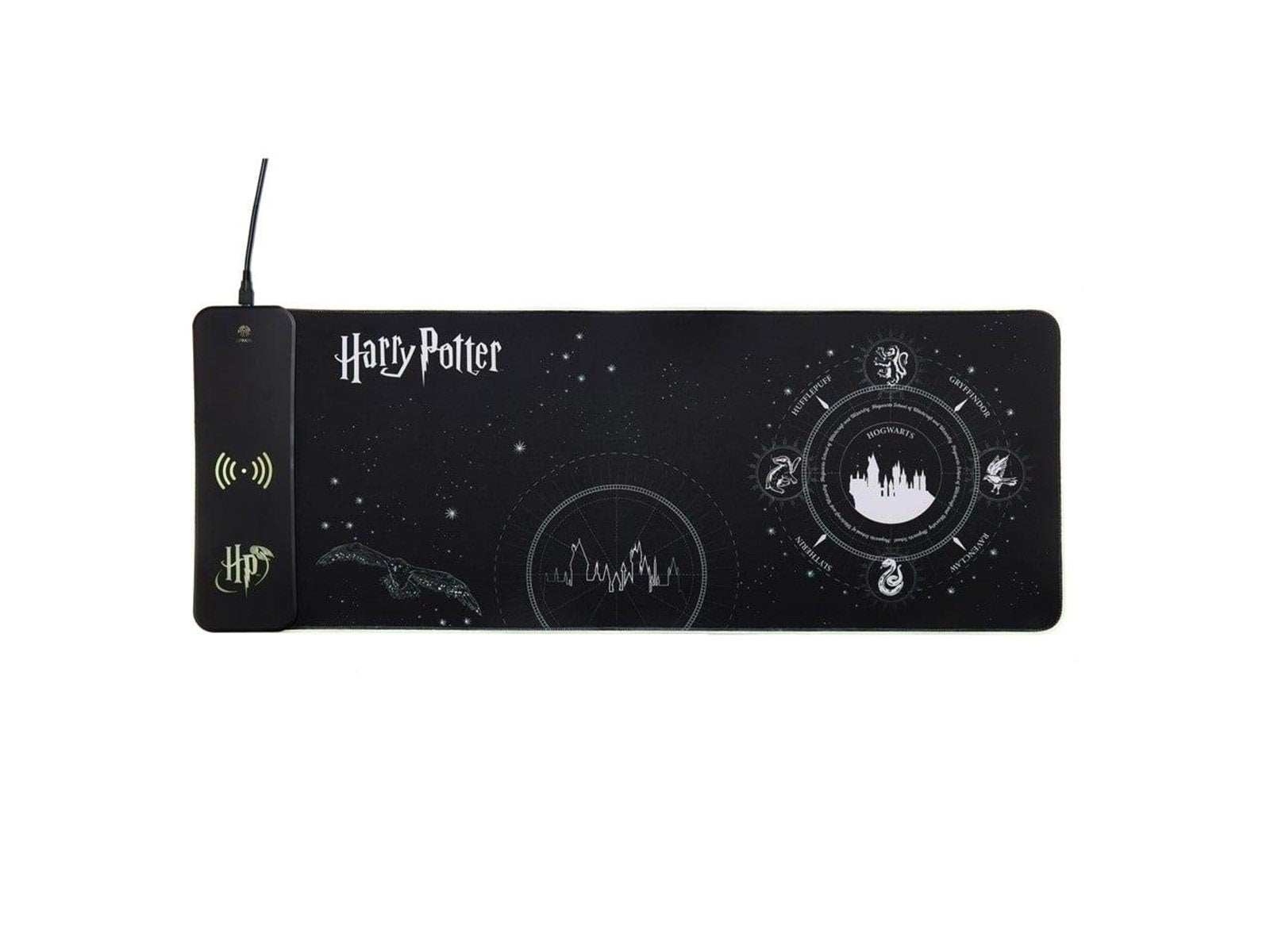 Numskull Harry Potter XL RGB Gaming Mat with 15W Wireless Charger