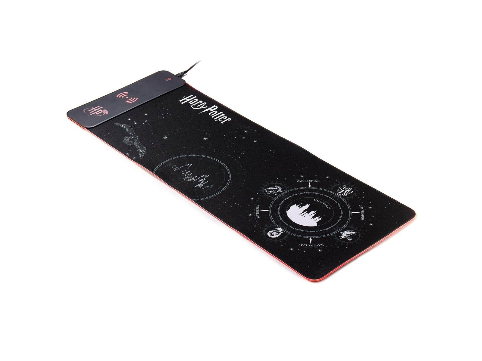Numskull Harry Potter XL RGB Gaming Mat with 15W Wireless Charger