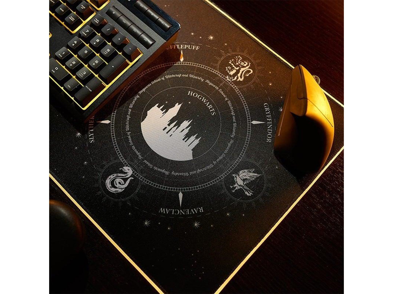 Numskull Harry Potter XL RGB Gaming Mat with 15W Wireless Charger