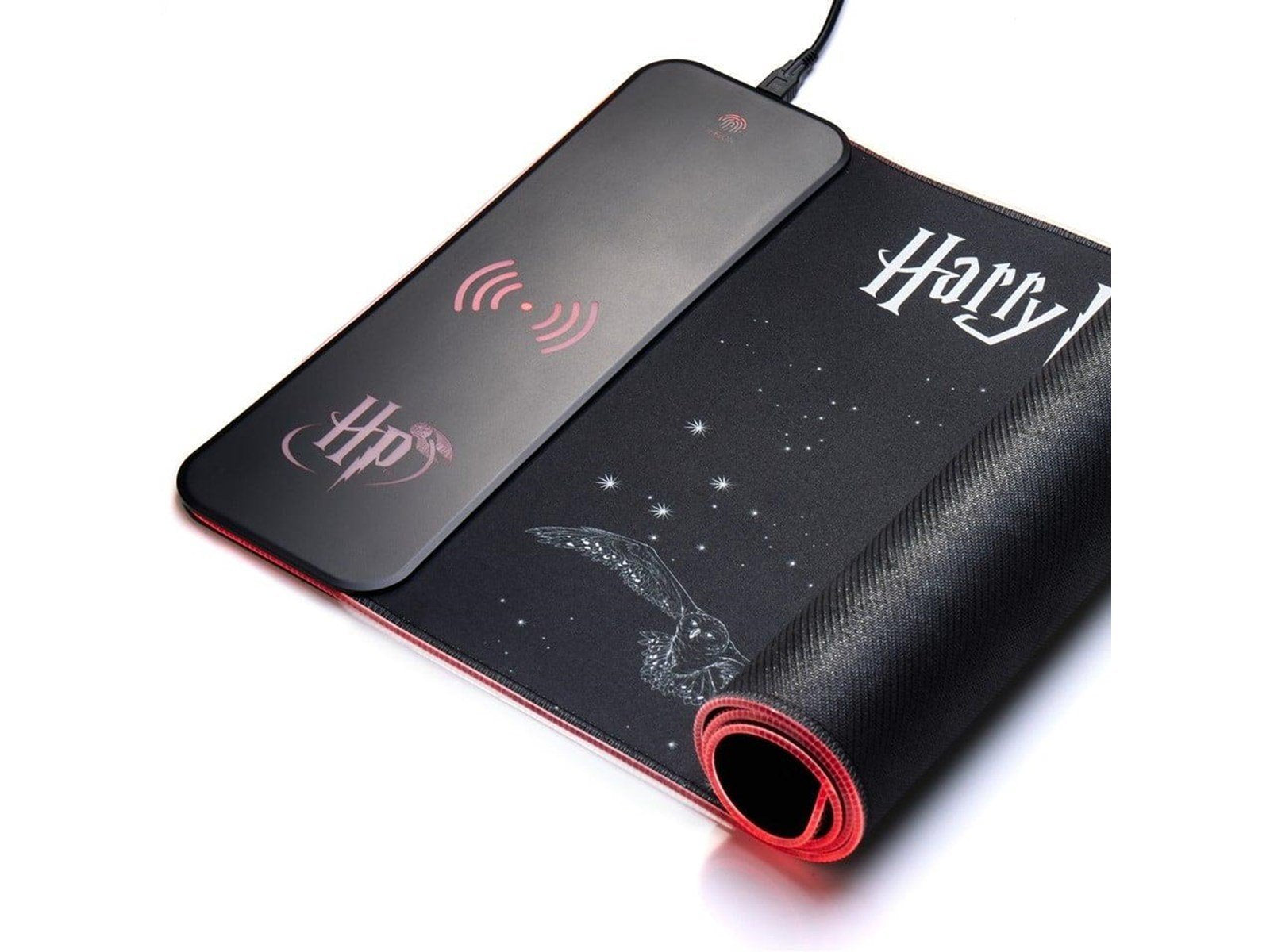 Numskull Harry Potter XL RGB Gaming Mat with 15W Wireless Charger