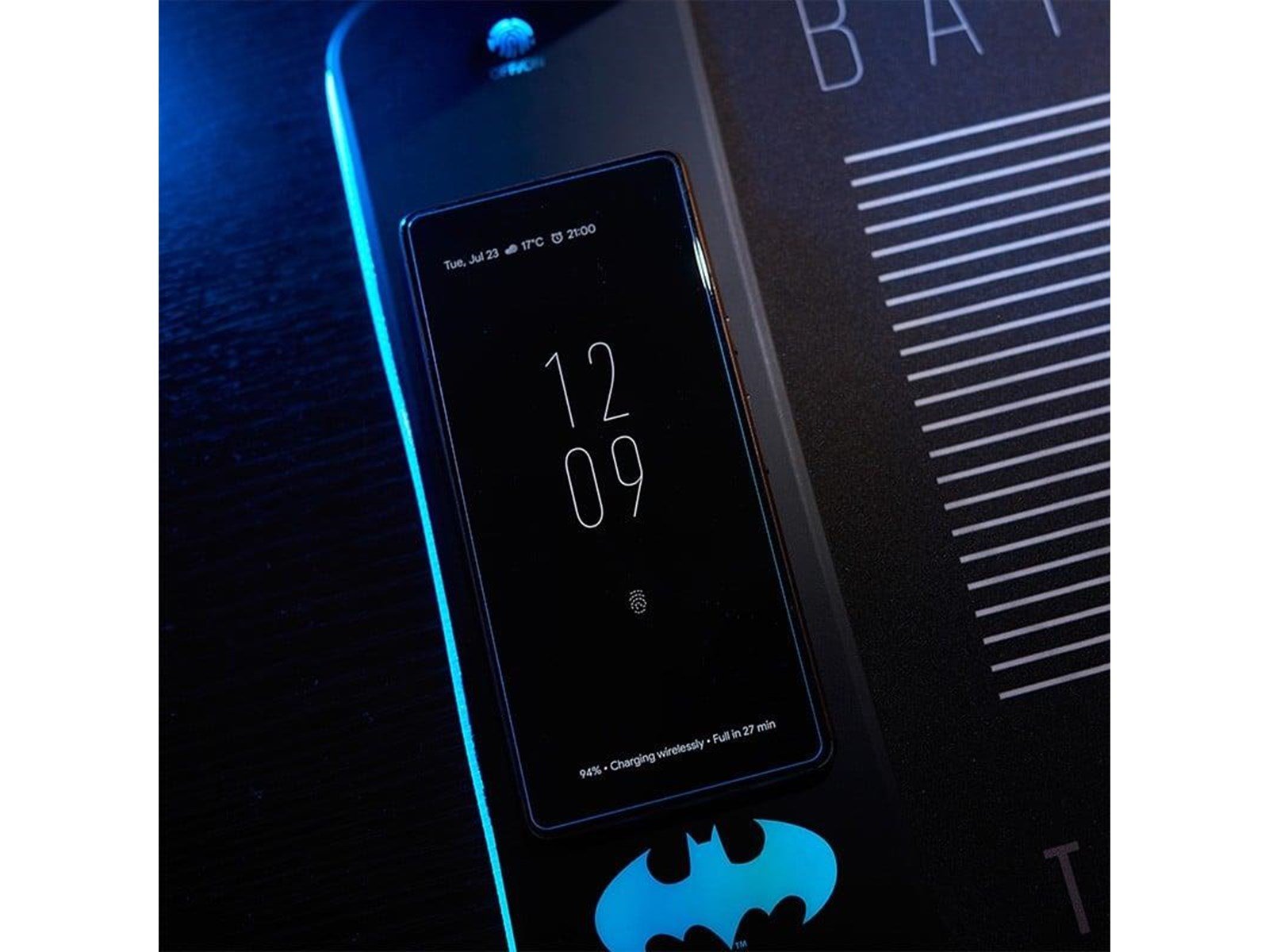 Numskull DC Comics Batman XL RGB Gaming Mat with 15W Wireless Charger
