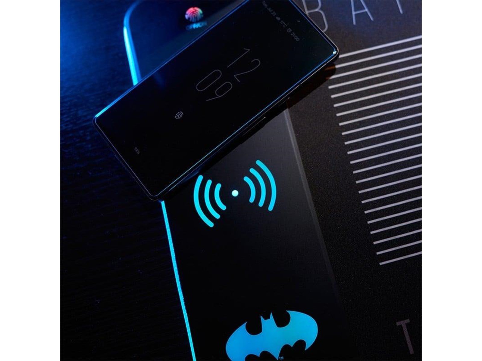 Numskull DC Comics Batman XL RGB Gaming Mat with 15W Wireless Charger