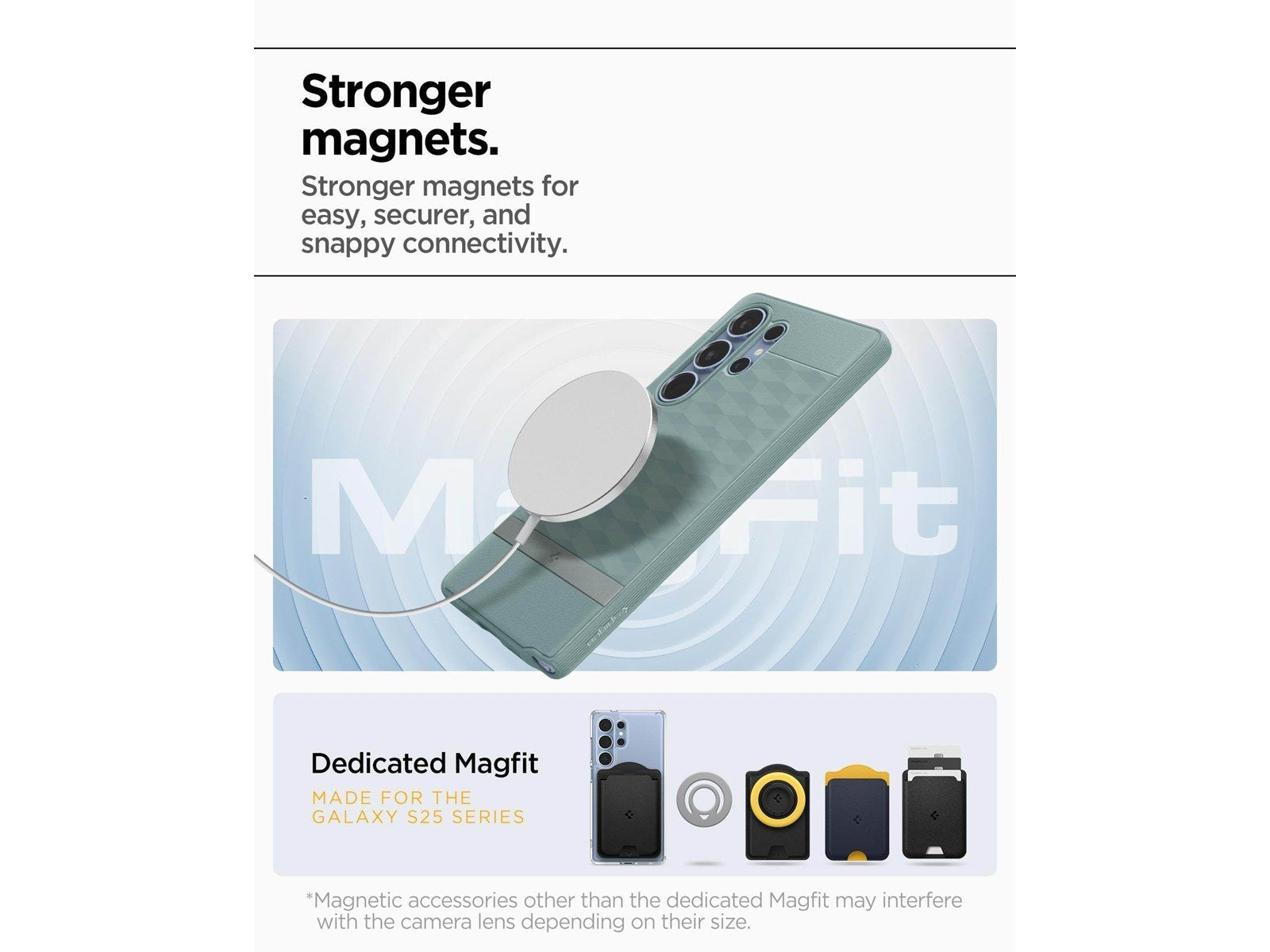 Spigen Parallax MagSafe - Sage Green - Samsung Galaxy S25 Ultra