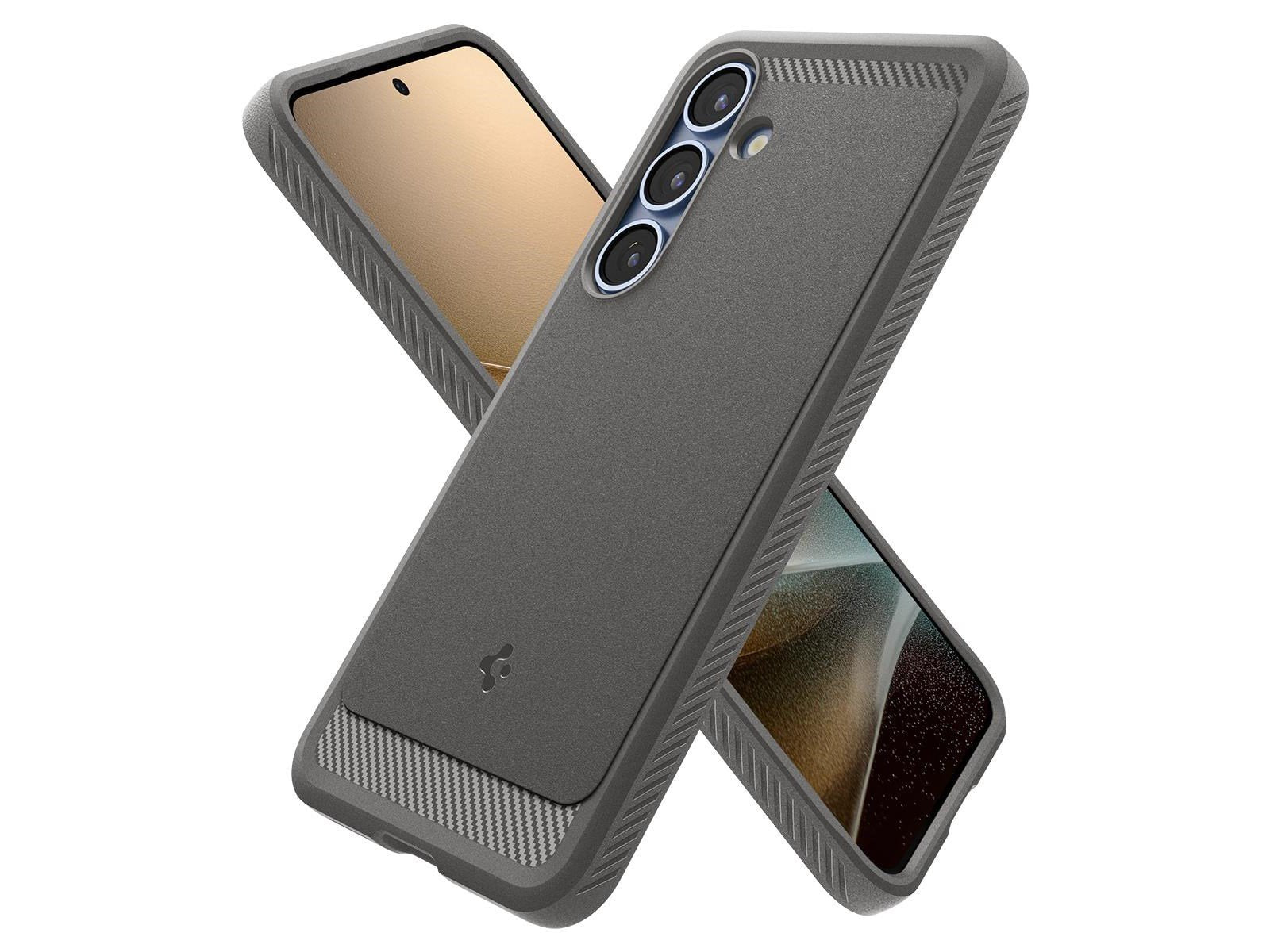 Spigen Rugged Armor MagSafe - Marble Grey - Samsung Galaxy S25
