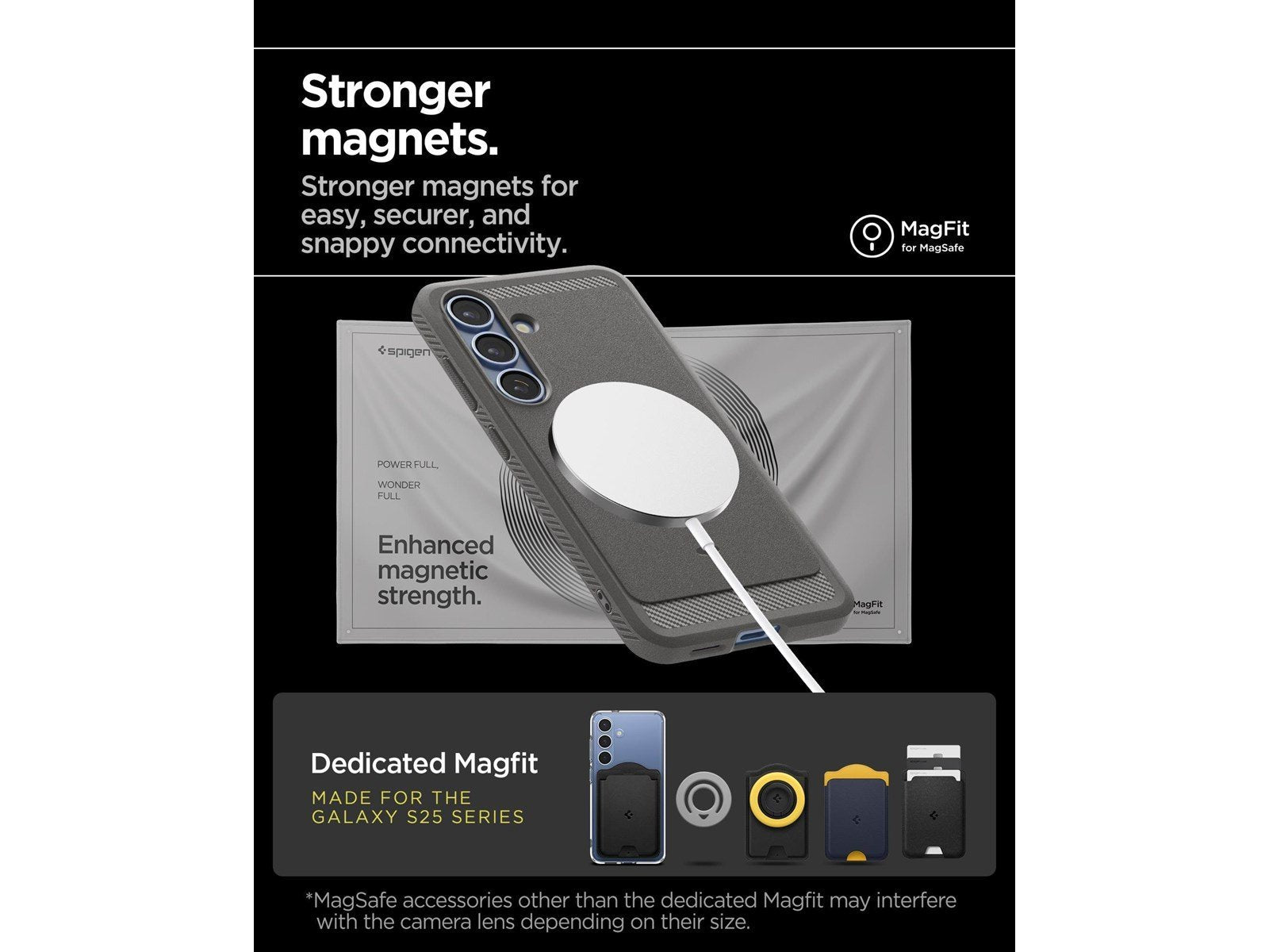Spigen Rugged Armor MagSafe - Marble Grey - Samsung Galaxy S25