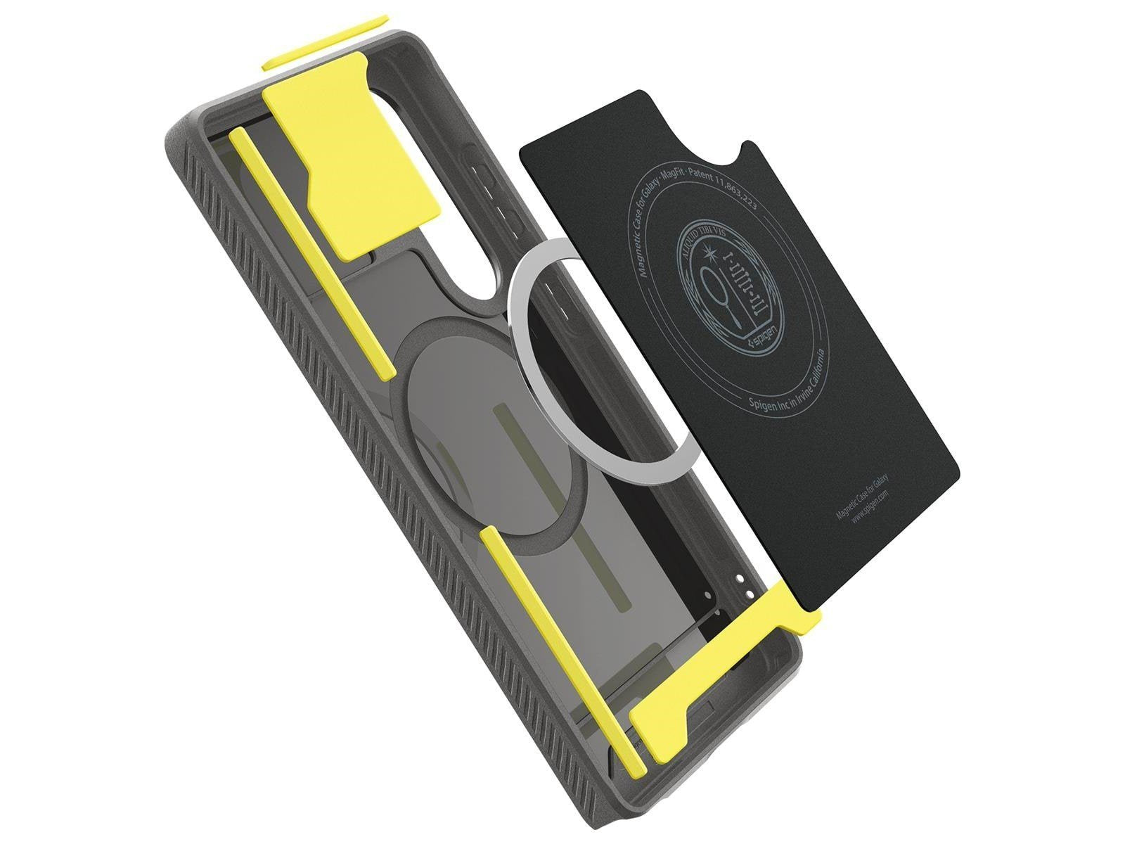Spigen Rugged Armor MagSafe - Marble Grey - Samsung Galaxy S25 Ultra