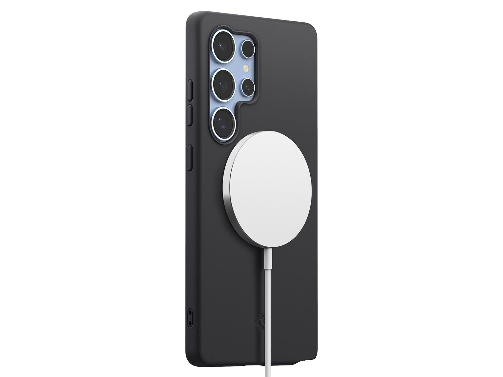 Spigen Silicone Fit MagSafe - Black - Samsung Galaxy S25 Ultra