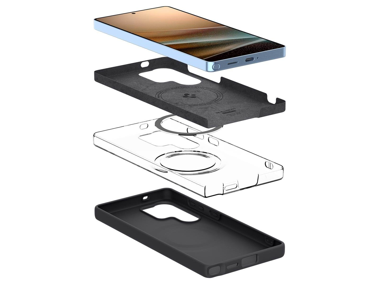 Spigen Silicone Fit MagSafe - Black - Samsung Galaxy S25 Ultra