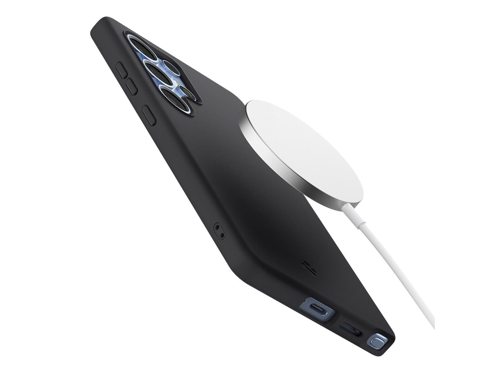 Spigen Silicone Fit MagSafe - Black - Samsung Galaxy S25 Ultra