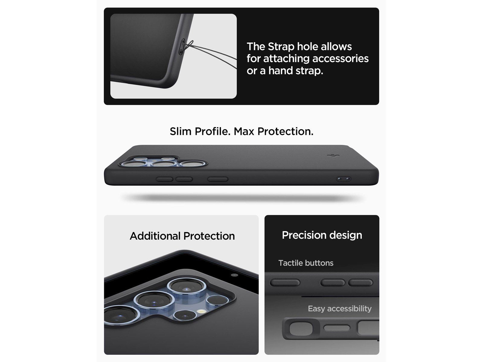 Spigen Silicone Fit MagSafe - Black - Samsung Galaxy S25 Ultra