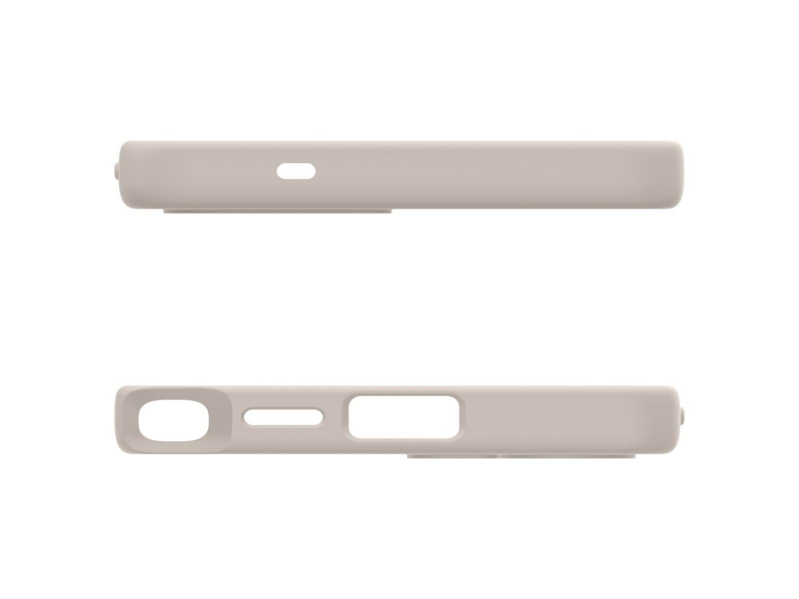 Spigen Silicone Fit MagSafe - Natural Titanium - Samsung Galaxy S25 Ultra