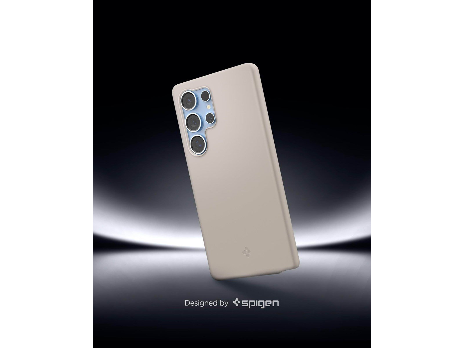 Spigen Silicone Fit MagSafe - Natural Titanium - Samsung Galaxy S25 Ultra
