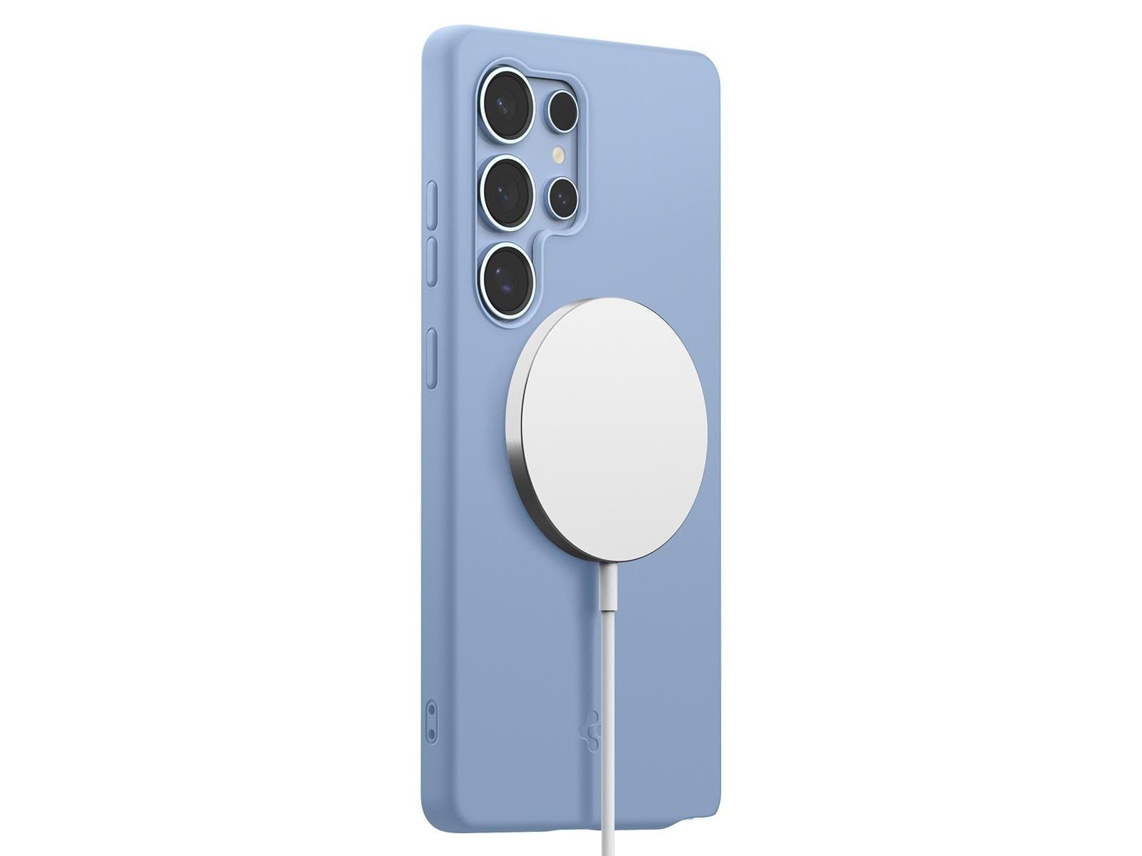 Spigen Silicone Fit MagSafe - Sapphire Blue - Samsung Galaxy S25 Ultra