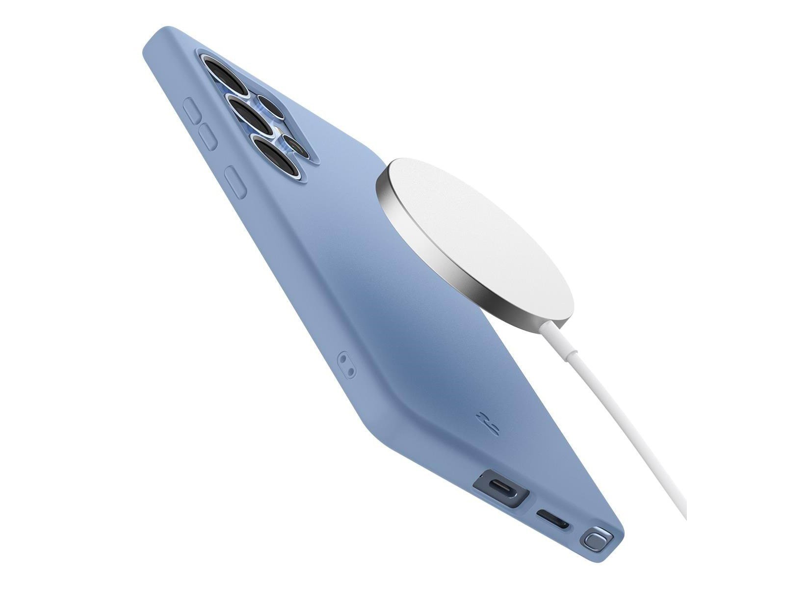 Spigen Silicone Fit MagSafe - Sapphire Blue - Samsung Galaxy S25 Ultra