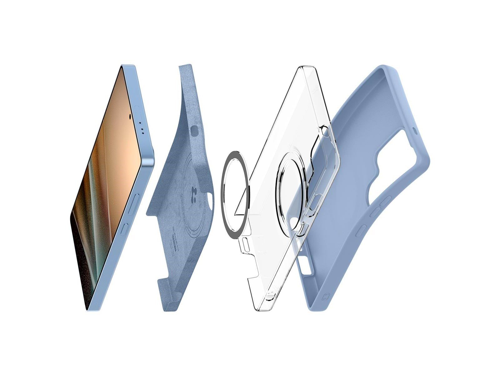 Spigen Silicone Fit MagSafe - Sapphire Blue - Samsung Galaxy S25 Ultra