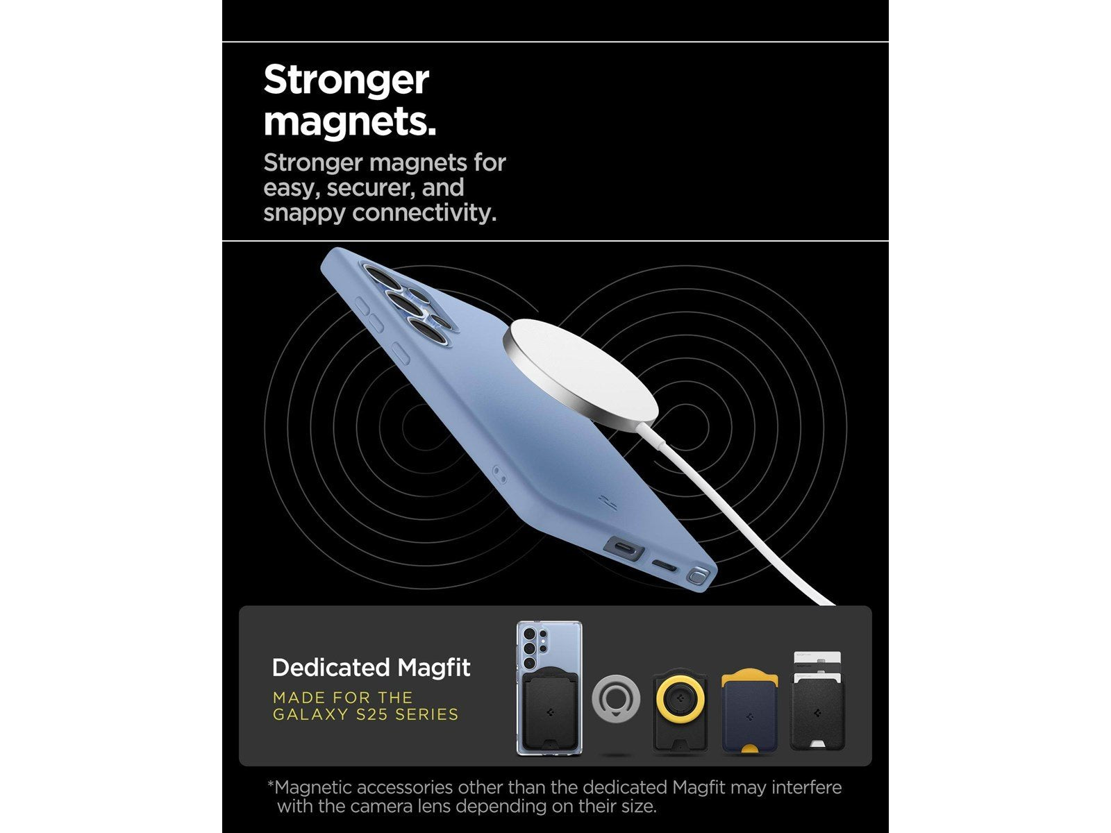 Spigen Silicone Fit MagSafe - Sapphire Blue - Samsung Galaxy S25 Ultra