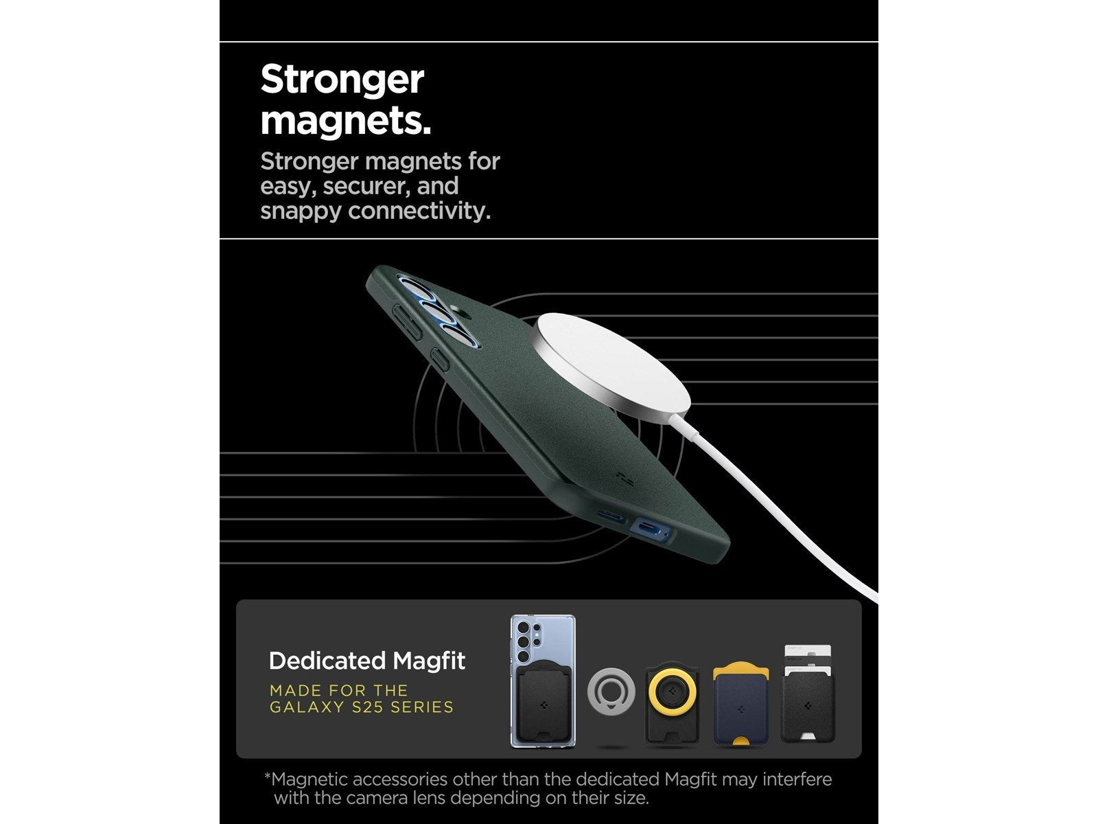 Spigen Thin Fit MagSafe - Abyss Green - Samsung Galaxy S25