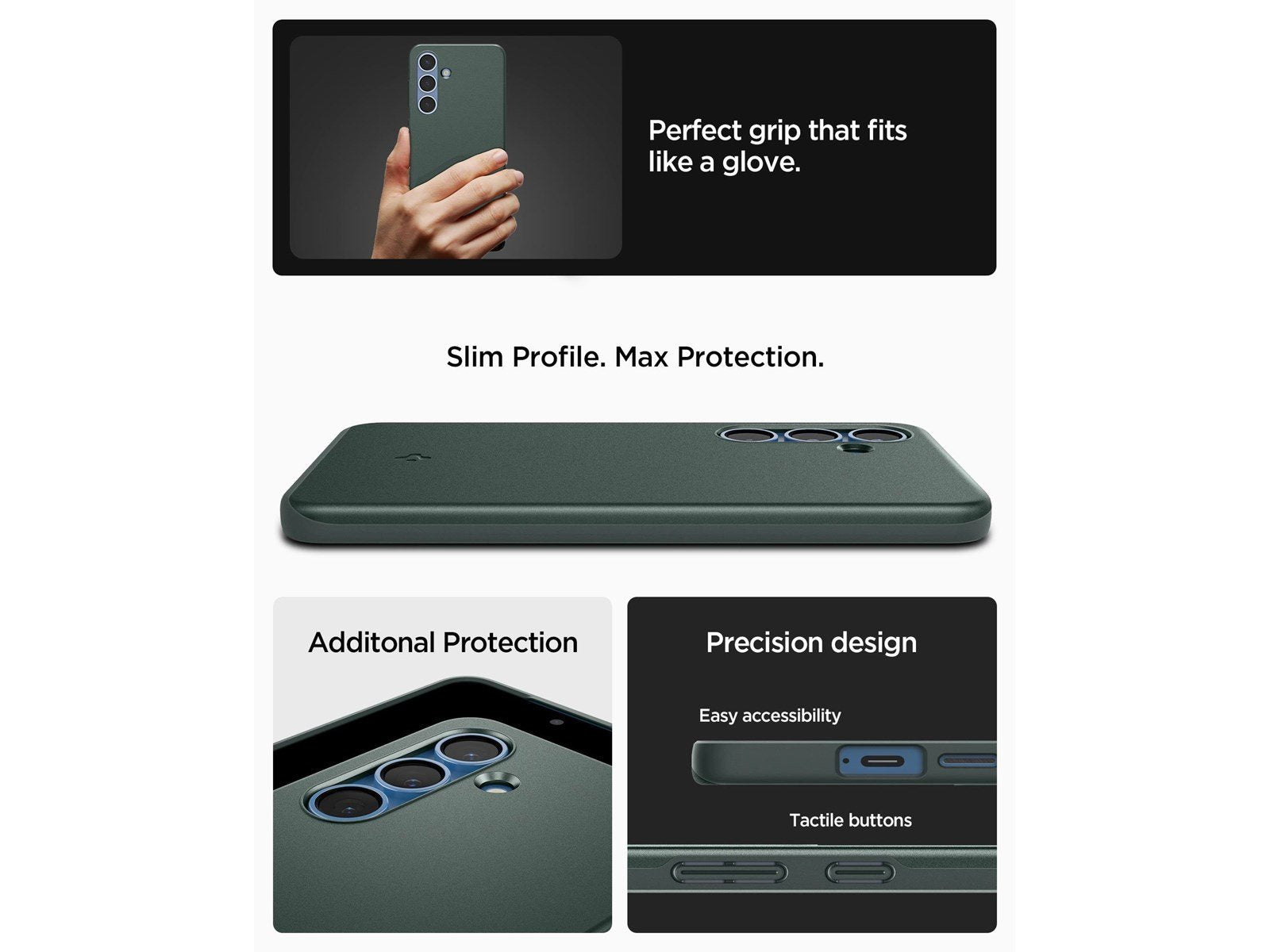 Spigen Thin Fit MagSafe - Abyss Green - Samsung Galaxy S25