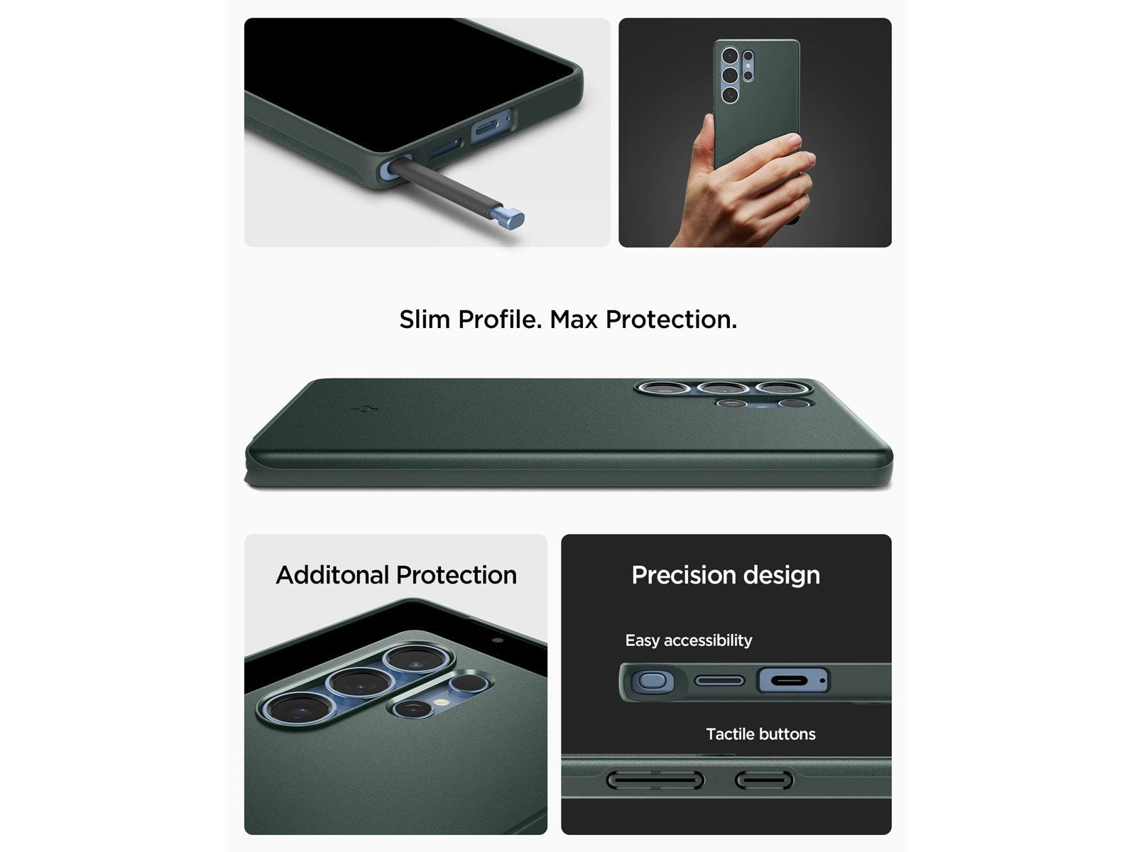Spigen Thin Fit MagSafe - Abyss Green - Samsung Galaxy S25 Ultra