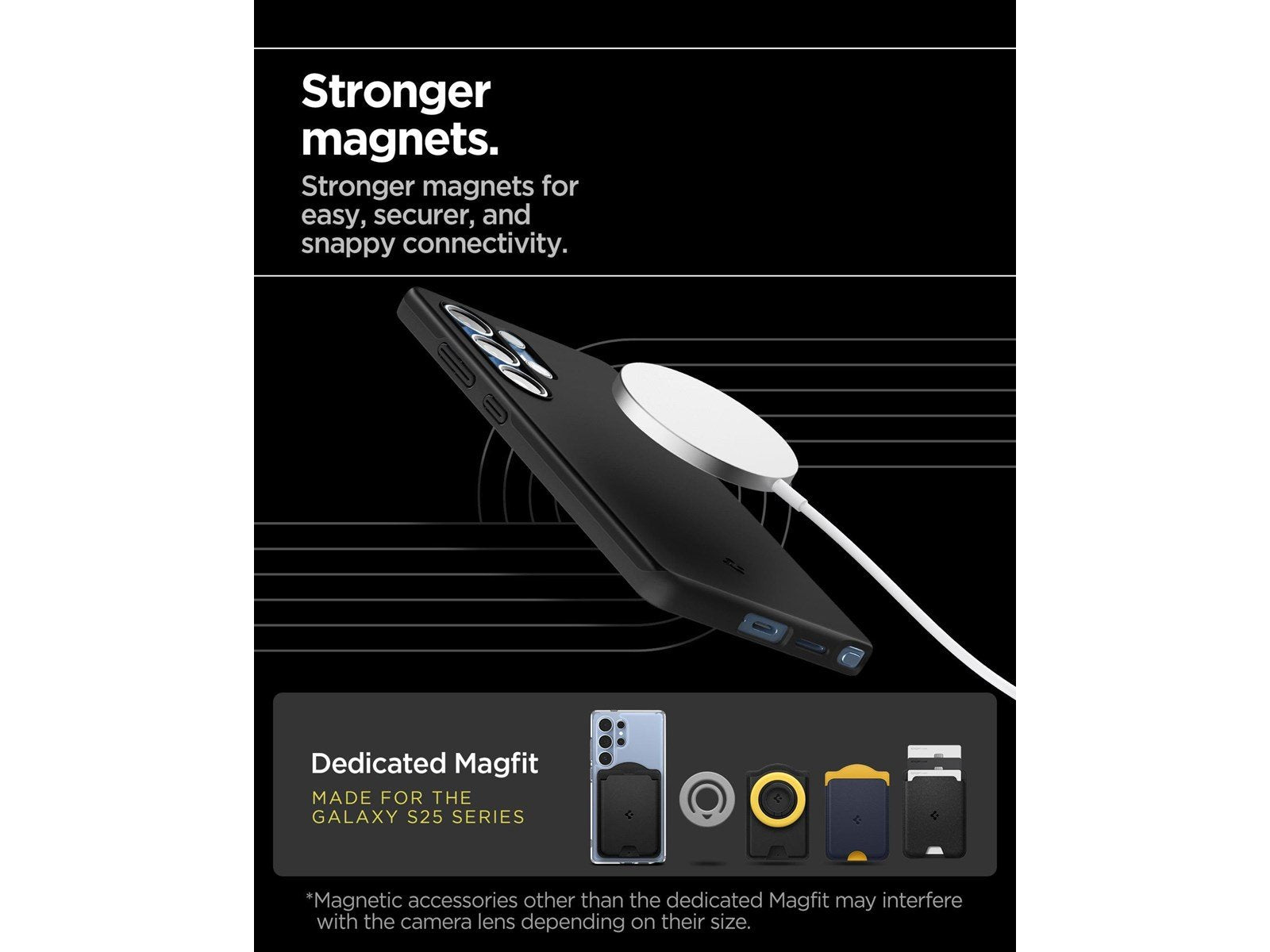 Spigen Thin Fit MagSafe - Black - Samsung Galaxy S25 Ultra
