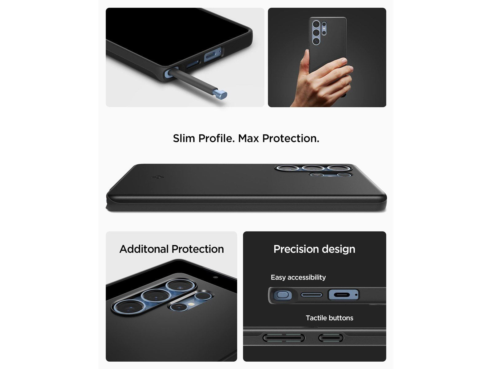 Spigen Thin Fit MagSafe - Black - Samsung Galaxy S25 Ultra