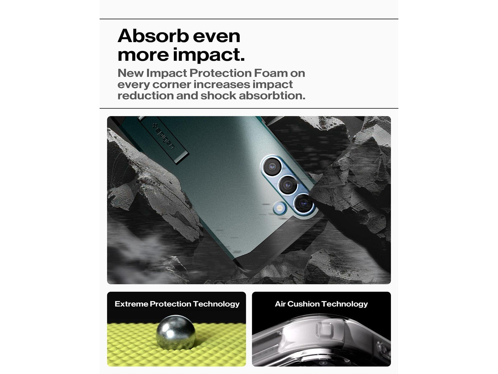 Spigen Tough Armor MagSafe - Abyss Green - Samsung Galaxy S25