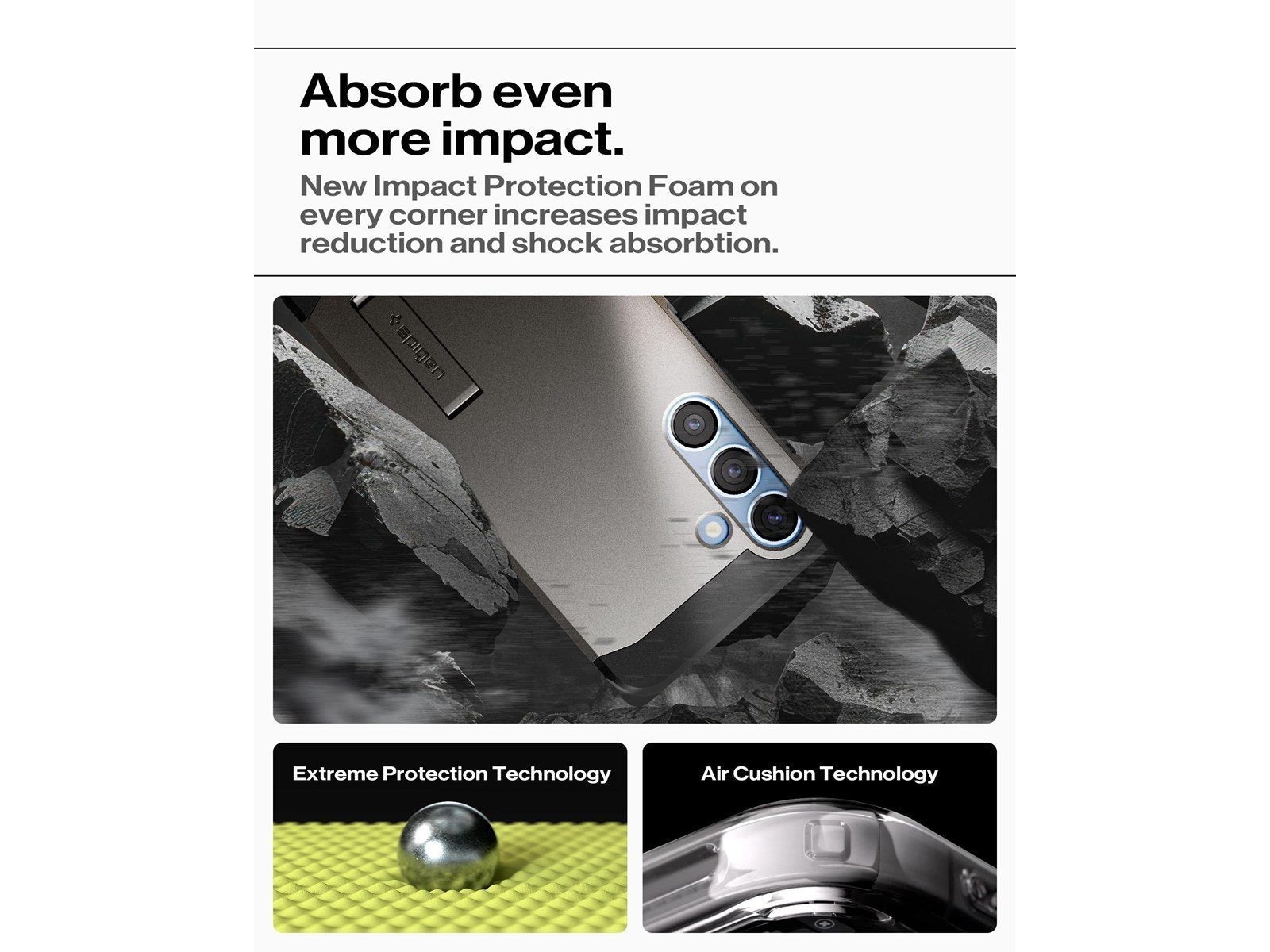 Spigen Tough Armor MagSafe - Gunmetal - Samsung Galaxy S25
