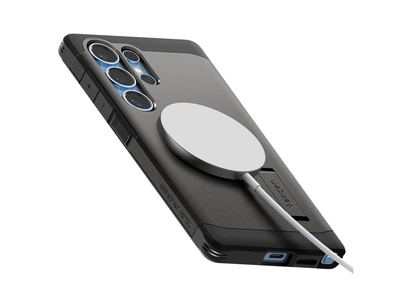 Spigen Tough Armor MagSafe - Gunmetal - Samsung Galaxy S25 Ultra