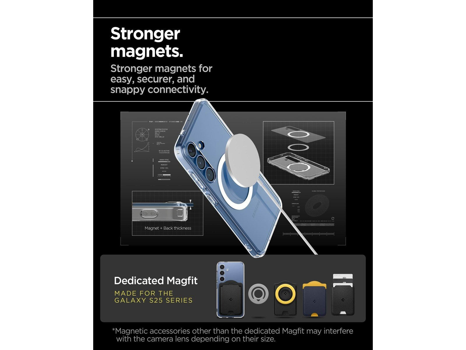 Spigen Ultra Hybrid MagSafe - Clear White - Samsung Galaxy S25