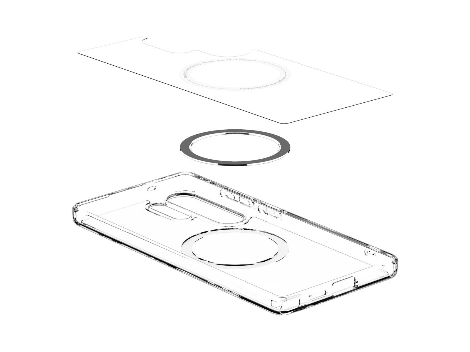 Spigen Ultra Hybrid MagSafe - Clear White - Samsung Galaxy S25 Ultra