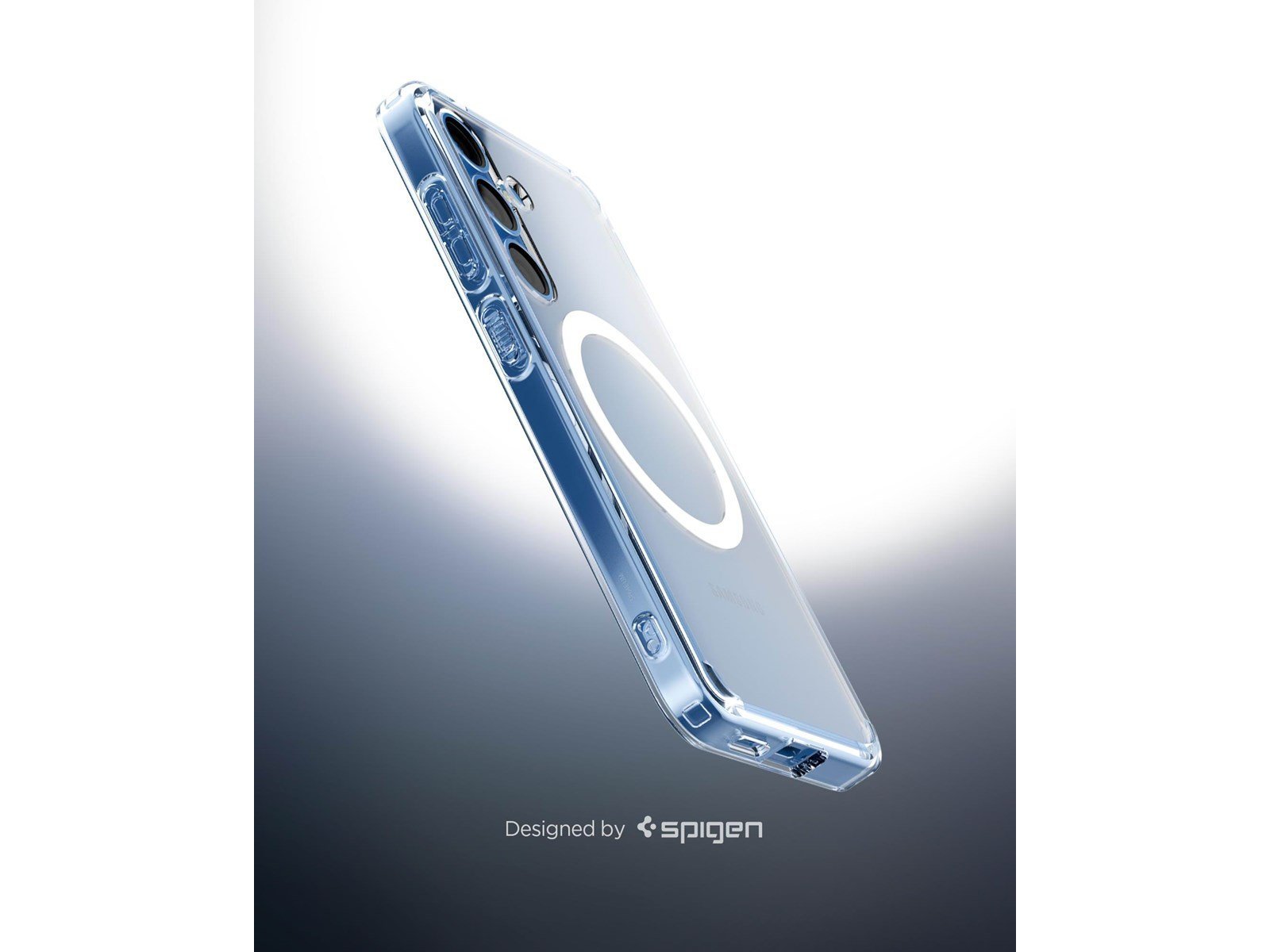 Spigen Ultra Hybrid MagSafe - Clear White - Samsung Galaxy S25