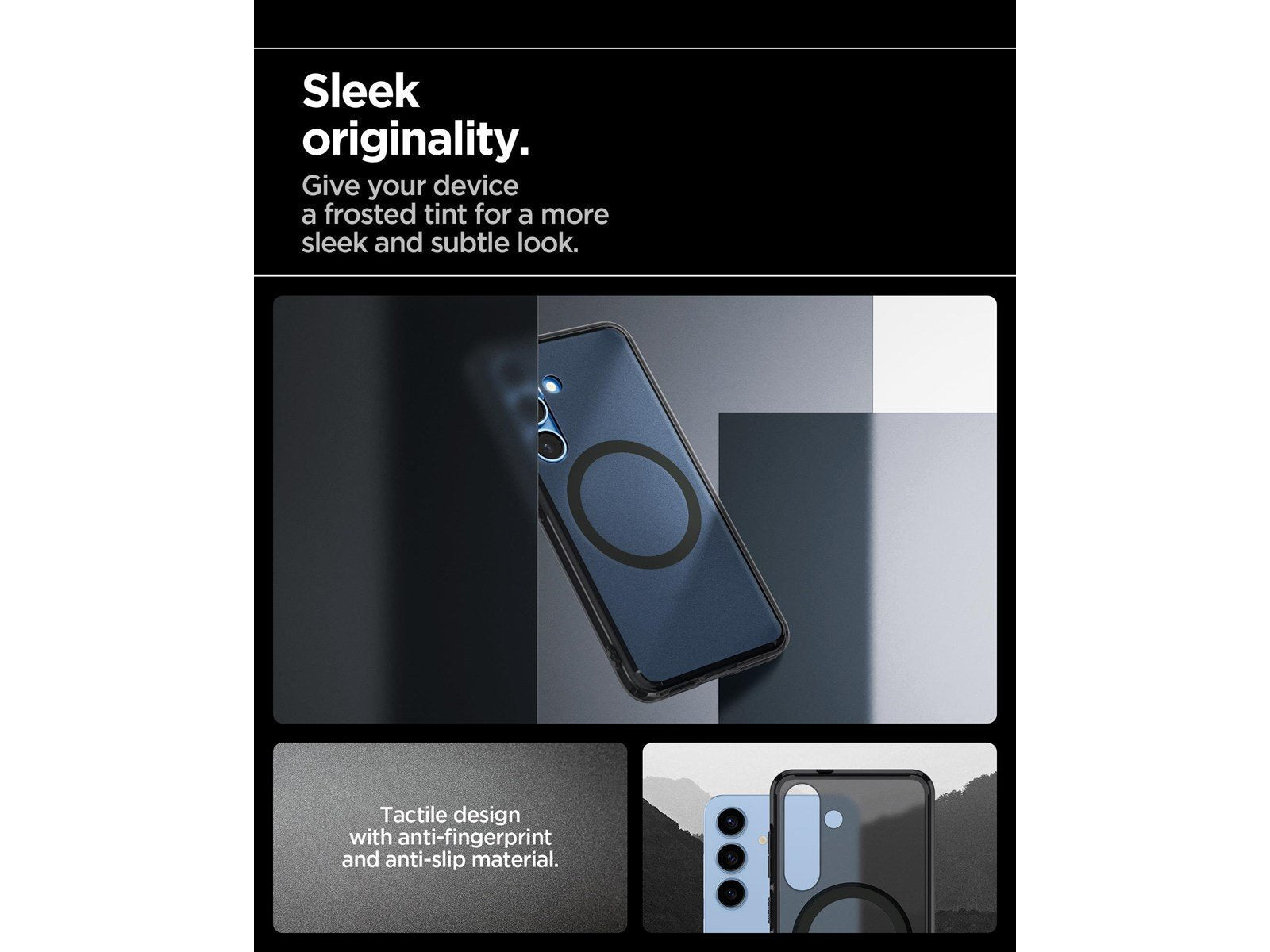 Spigen Ultra Hybrid MagSafe - Frost Black - Samsung Galaxy S25