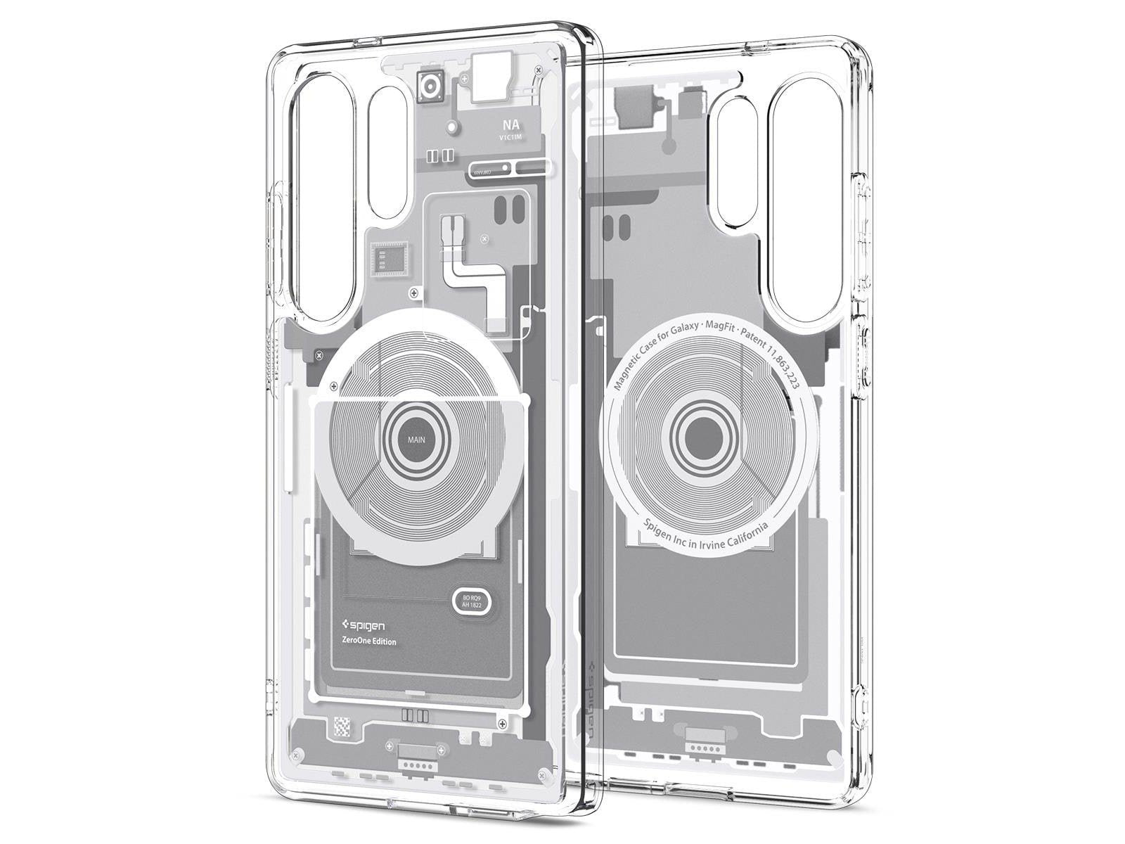 Spigen Ultra Hybrid MagSafe - Zero One White - Samsung Galaxy S25 Ultra