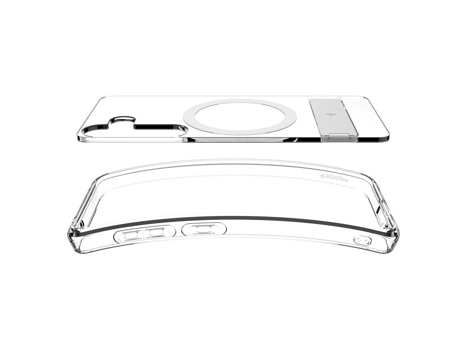 Spigen Ultra Hybrid S MagSafe - Clear White - Samsung Galaxy S25