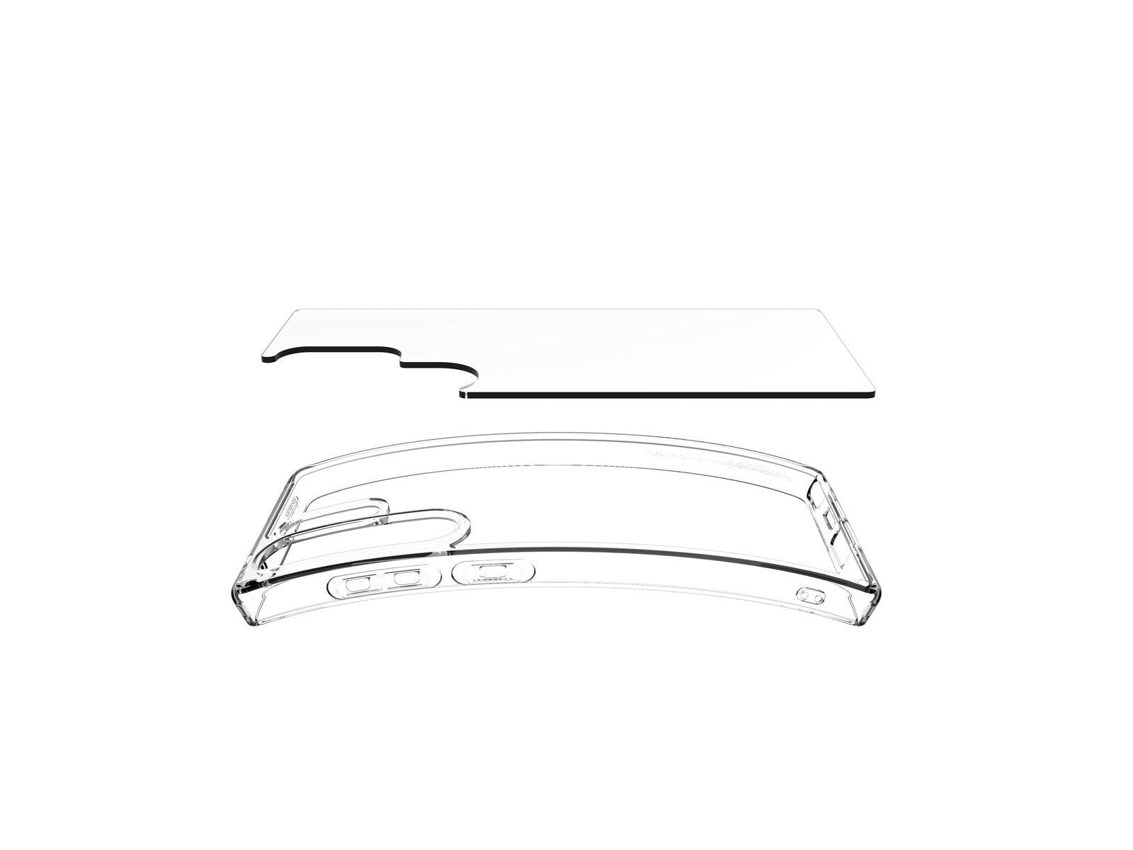 Spigen Ultra Hybrid - Crystal Clear - Samsung Galaxy S25 Ultra